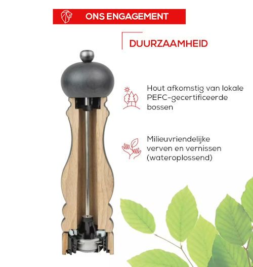 Zoutmolen U select Naturel 22 cm