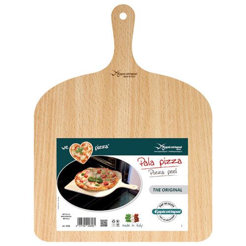 Pizzaplank berkenhout met handvat