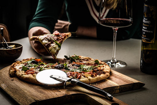 Laguiole pizzasnijder zwart