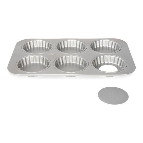 Mini quichevorm 6 vaks met losse bodem