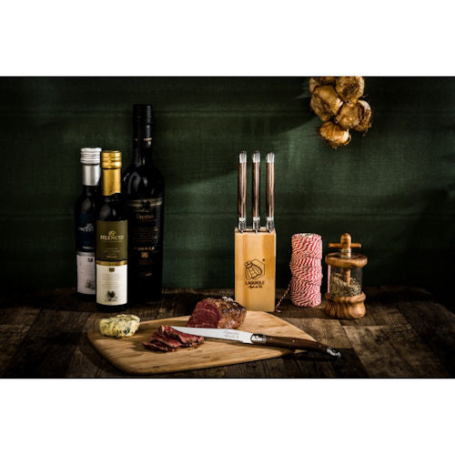 Steakmessen set Premium darkwood