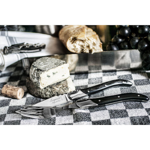 Steakmessenset Luxury Laguiole Ebbenhout
