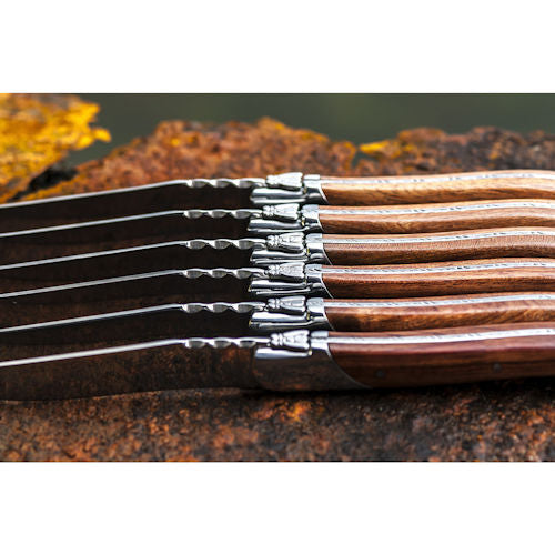 Steakmessenset Luxury Laguiole Rose