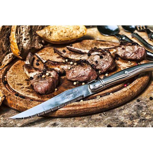 Laguiole steakmessen set Premium RVS