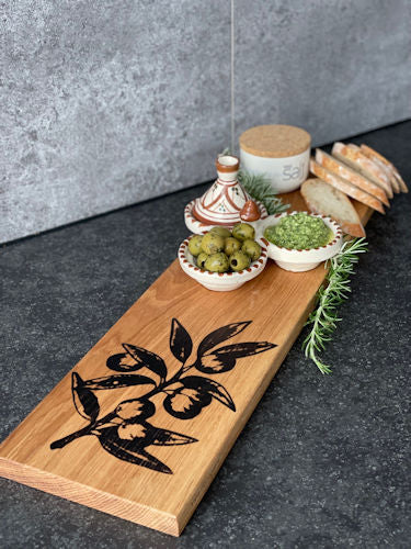 Tapas serveerplank Eikenhout