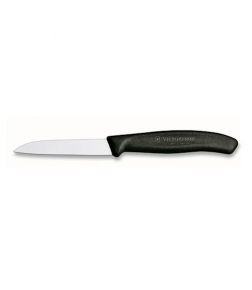 Schil groentemesje recht "Victorinox" (zwart)