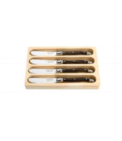Laguiole botermes 4 dlg Dark Wood