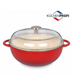 Hapjespan 28 cm Kuchenprofi Marmite (rood)