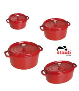 Braadpannen Staub rood