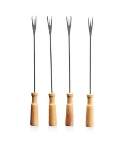 Fonduevorken Eiken 4 stuks