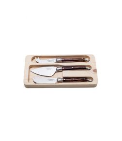 Kaasmessen 3 dlg Laquiole Dark Wood