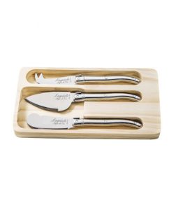 Laguiole kaasmessen set RVS