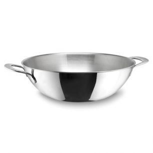 Wok met 2 grepen  Habonne (34 cm)