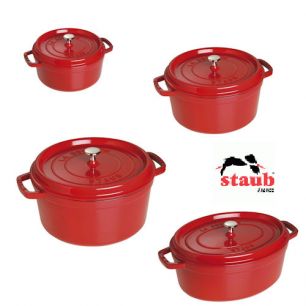 Braadpannen Staub rood