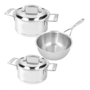 Kookpannenset Silver 3 dlg Demeyere