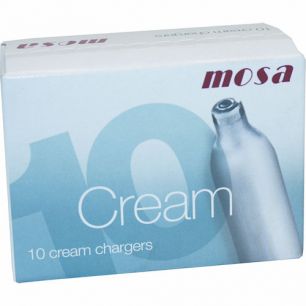 Slagroompatronen "Mosa" (10 stuks)