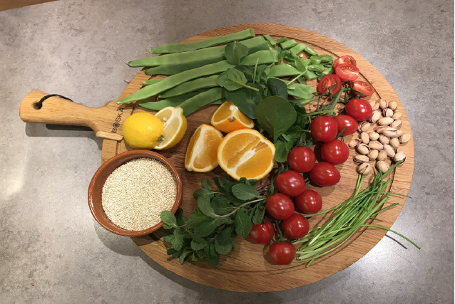 Wintersalade met quinoa